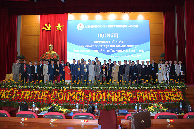 Ban chấp hành Hiệp hội Doanh nghiệp tỉnh Quảng ninh khóa II nhiệm kỳ 2017 - 2022
