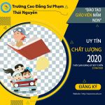 Thông tin tuyển sinh năm 2020- Trường cao đẳng sư phạm Thái Nguyên