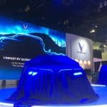 Những hình ảnh “độc” của VF e35, VF e36 trước giờ khai mạc LA Auto Show 2021