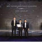 Tập đoàn GFS trở thành nhà chiến thắng trong hạng mục Best Luxury Boutique Developer 2022