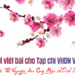 Thư mời viết bài cho Tạp chí VHDN Việt Nam số Tết Nguyên đán Quý Mão 2023