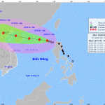 Sáng 4/9: Bão Yagi giật cấp 13, di chuyển theo hướng Tây Tây Bắc