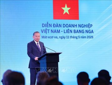 Tổng Bí thư Tô Lâm dự Diễn đàn doanh nghiệp Việt Nam – Liên bang Nga