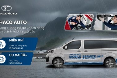 THACO AUTO tăng cường hỗ trợ khách hàng chịu ảnh hưởng sau bão