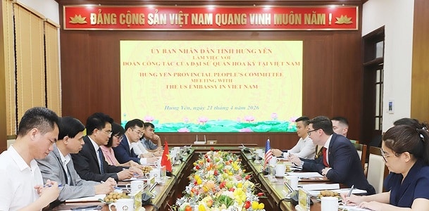 Hưng Yên: Tạo điều kiện thuận lợi giúp các doanh nghiệp Hoa Kỳ đến tìm cơ hội đầu tư