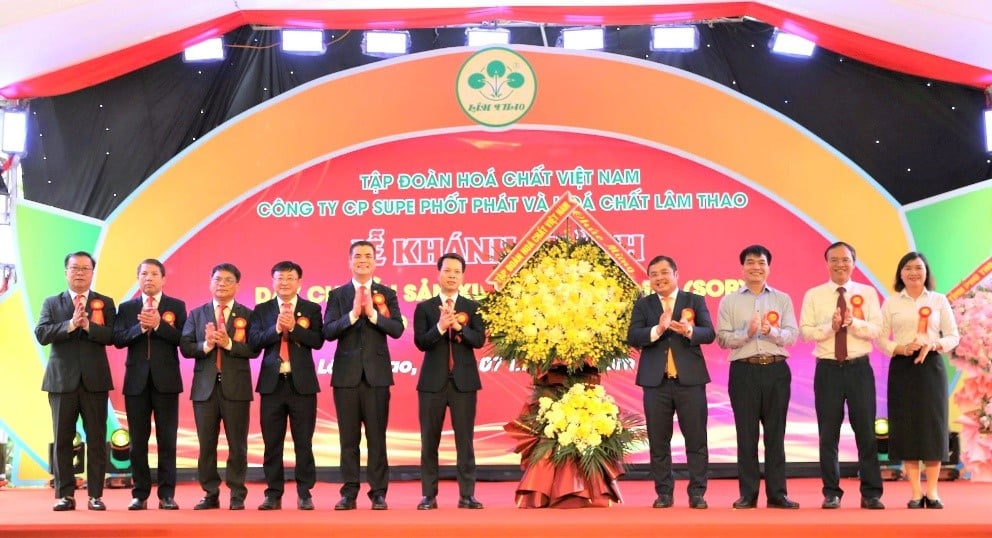 Supe Lâm Thao khánh thành dây chuyền sản xuất Kali sulphat (SOP) công suất 20.000 tấn/năm