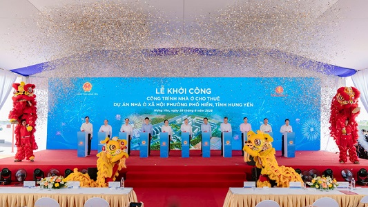 Vingroup khởi công công trình nhà ở cho thuê tại Hưng Yên
