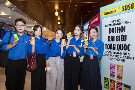 Vinamilk đồng hành cùng Đại hội Đoàn toàn quốc lần thứ XIII