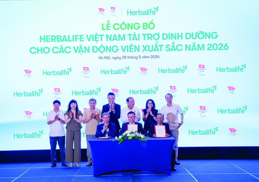 Herbalife tiếp tục tài trợ sản phẩm dinh dưỡng cho các vận động viên xuất sắc