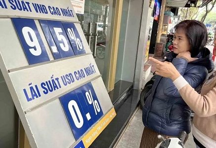 Lãi suất huy động cao nhất lên tới 10%/năm
