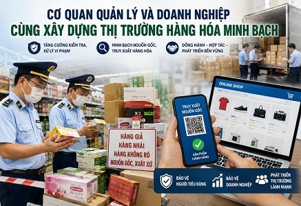 Cơ quan quản lý và doanh nghiệp cùng xây dựng thị trường hàng hóa minh bạch