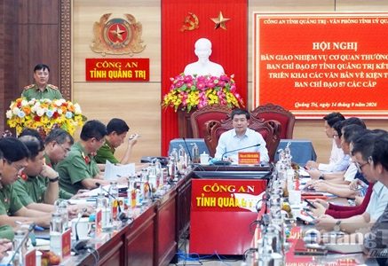 Bàn giao nhiệm vụ Cơ quan Thường trực Ban Chỉ đạo 57 tỉnh